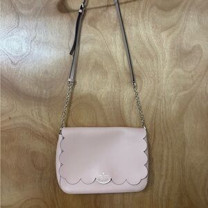 Kate Spade Blush Scalloped Crossbody Bag